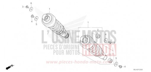 REAR CUSHION CMX500AS de 2025